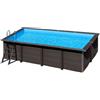 Gre Avantgarde 606 LED Piscina rettangolare 6,06 x 3,26 m in legno composito