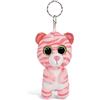 NICI Portachiavi Glubschis Tigre Fula 9 cm, con grandi occhi glitterati, peluche con portachiavi
