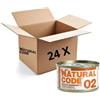NATURAL CODE Offerta multipack Natural code 02 pollo e gamberetti 85gr x 24 pz