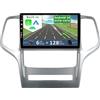 YUNTX [6GB+128GB] Autoradio 2 DIN Android 14 per Jeep Grand Cherokee (2010-2013)-[Incorporato Carplay/Android Auto/DSP/GPS]-IPS 2.5D 9 Touch Screen-Camera+MIC-DAB/Mirror Link/Bluetooth 5.0/WiFi/USB