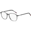 Hugo Occhiali Vista HG 1272 Kb7 52/17/145 Uomo, KB7/17 Grey, 52