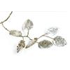 Filo Animato Gold con foglie Cristallo cm 50