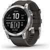 Garmin Fenix 7 Smartwatch 47mm Silver con cinturino Graphite 010-02540-01