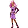 Rubie's Rubies Costume Clawdeen Deluxe per ragazza, tuta, fascia per capelli, cintura e collana. Monster High ufficiale, per Carnevale, Natale, Compleanni, Feste e Halloween