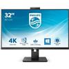 PHILIPS MONITOR PHILIPS LED 31.5 329P1H/00 IPS 3840x2160 4ms 350cd/mÂ² 1.000:1 (50.000.000:1)2x5W MM WEBCAM PIVOT 2HDMI DP USB-C docking"