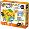 Headu Fantanimali Tattili Montessori Gioco Di Creatività E Fantasia It57434 Gioco Educativo Per Bambini 3-6 Anni Made In Italy