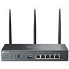 TP-LINK - Router Wireless Omada ER706W Dual-band (2.4 GHz / 5 GHz) 3000 Mbit /s 4x Gigabit Ethernet Colore Nero