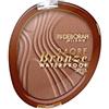 Deborah Milano - Terra Viso Compatta 24 Ore Bronze SPF 15, 02 Dark Rose, Bronzer dalla Texture Waterproof e a Lunga Durata, Dona una Pelle Luminosa e Naturalmente Abbronzata, 12 gr