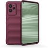 SEAHAI Cover per Realme GT 2 PRO 5G (GT2 PRO), [Design dell'airbag] Robusto Custodia Sottile Protettiva, Silicone Morbido + TPU Bumper Case Antiurto Anti-Caduta Cover - Viola Scuro