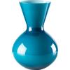 VENINI VASO IDRIA, VETRO MURANO BLU ORIZZONTE, L 706.42 - H 36 x D 26 cm