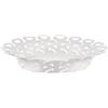 ALESSI CESTINO VIMINI, BM21 BIANCO, L - 27 cm (27 x h 5,5 cm, kg 0,5)