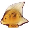 LALIQUE SCULTURA PESCE AMBRA