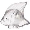 LALIQUE SCULTURA PESCE TRASPARENTE CRISTALLO