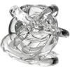 ONLYLUX NODO AMORE TRASPARENTE CRISTALLO, S: Diametro 8 cm