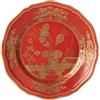 GINORI 1735 PIATTO PANE 17 CM, GOLD COLLECTION RUBRUM, ORO & ROSSO