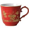 GINORI 1735 MUG 400 cc, GOLD COLLECTION RUBRUM, ORO & ROSSO