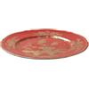 GINORI 1735 PIATTO SEGNAPOSTO 31 CM, GOLD COLLECTION RUBRUM, ORO & ROSSO
