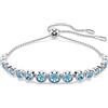 SWAROVSKI BRACCIALE TENNIS IMBER, TAGLIO ARROTONDATI MISTI BLU