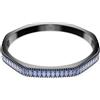 SWAROVSKI BRACCIALE RIGIDO MATRIX, TAGLIO BAGUETTE BLU, M