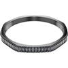 SWAROVSKI BRACCIALE RIGIDO MATRIX, TAGLIO BAGUETTE NERO, M