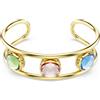 SWAROVSKI BRACCIALE CHROMA, TAGLIO CUSHION, PLACCATO ORO M - 16.4 cm