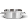 PADERNO CASSERUOLA BASSA ACCIAIO 2 MANICI, SERIE 1100 d 24 x h 9,5 cm - 4,3 lt