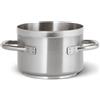 PADERNO CASSERUOLA ALTA 2 MANICI, INOX SERIE 1100 d 24 x h 15 cm - 6,5 lt