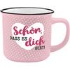 GRUSS & CO Tazza Schön | New Bone China Porcellana effetto smaltato, 35 cl | Regalo | 45773