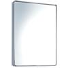 Tomasucci Wink Design Specchio da Parete NEAT, Cornice in Acciaio Cromato, 48 cm x 36 cm x 3,5 cm