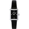 Breil Orologio DONNA CARRÉ quadrante MONO-COLORE NERO movimento SOLO TEMPO - 2 LANCETTE QUARZO e CINTURINO PELLE NERO TW2025