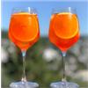 Topkapi Aperol Spritz - Set di 6 bicchieri da aperol in vetro professionale per Aperol Spritz, Lillet, Hugo, Amalfi, cocktail