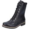 Rieker 73542, Stivali Stringati Donna, Nero, 38 EU