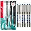 uni-ball EYE UB-157 - Penna roller, punta 0,7 mm, confezione da 6, colore: Blu