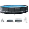 INTEX Piscina Ultra Frame Piscina Ø 488 cm (set incl. Pompa di filtrazione a sabbia)