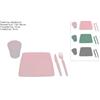 Due Esse Christmas Set 24 Pezzi Stoviglie Plastica Colorato Prezzo cad uno a set Indicare il Colore