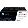 HP Confezione da 3 cartucce toner ciano/magenta/giallo originale ad alta capacità LaserJet HP 410X