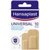 Hansaplast Cerotti Universal, Impermeabili e traspiranti per tutte le ferite, 10 pezzi in 2 formati pz Cerotto