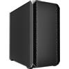 Sharkoon Case Sharkoon MK2 - Mini Tower mATX, design elegante e discreto, due ventole da 120 mm preinstallate, Nero