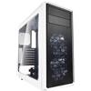 Fractal Design Focus G - Mid Tower Custodia computer - ATX - Ottimizzato per flusso d'aria elevato e elaborazione silenziosa - 2x ventola inclusa - USB 3.0 - pannello laterale a finestra - Bianca