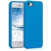 kwmobile Cover per Apple iPhone SE (1.Gen 2016) / iPhone 5 / iPhone 5S Custodia - Back Case per Smartphone in Silicone TPU - Protezione Gommata - blu radiante