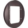 SureFlap Adattatore di montaggio della porta per animali SureFlap Sure Petcare, utilizzo con Porta per animali SureFlap Sure Petcare per gatti e piccoli cani, per porte in vetro e finestre, 2 pz., Marrone