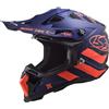 Ls2 Casco Moto Cross Enduro Ls2 MX700 SUBVERTER EVO CARGO Blu Op