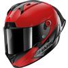 Shark Casco Moto Integrale Shark AERON-GP BLANK SP Rosso Carbonio