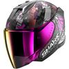Shark Casco Moto Jet Shark SKWAL i3 JET HELLCAT Mat Nero Cromato V