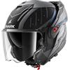 Shark Casco Moto Integrale Shark OXO RYDGER Mat Nero Blu Antracite