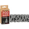 Flamingo Sacchetto per DEIEZIONE Basic LACHA Argento & Nero 8x15PZ