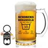 Joymaking Bicchiere da birra regalo 30° compleanno, boccale da birra per uomini e donne, 30° compleanno, 0,5 l