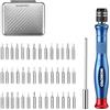 WORKPRO Set di cacciaviti di precisione 44 in 1, cacciavite manuale a penna, 42 punte per cacciavite piccole in acciaio S2, ideali per occhiali, orologi, laptop, telefono, gioielli