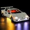 GEAMENT Set di Luci LED Compatibile Con LEGO Lamborghini Countach 5000 Quattrovalvole - Kit Di Illuminazione per Icons 10337 (Modello di mattoncini non incluso)