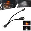 njssjd 1 portabicchieri LED aggiuntivo per illuminazione ambientale BMW 3 F30 F31 F80, BMW 4 F32 F33 F82 F83 Supporto per tazza console centrale luce arancione/bianco